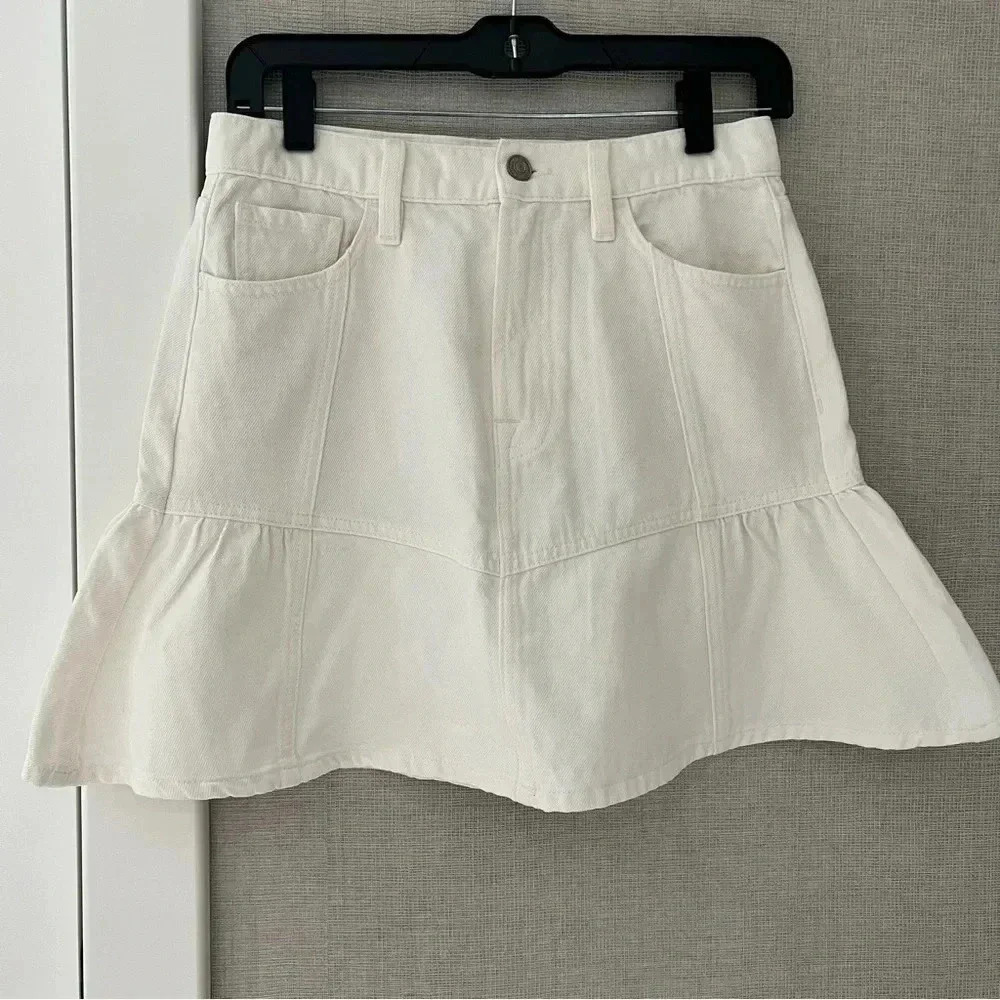 7 For All Mankind Peplum Miniskirt- Size 27; Brand New with Tags